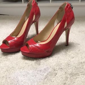 Michael Kors red beautiful sexy shoes.
